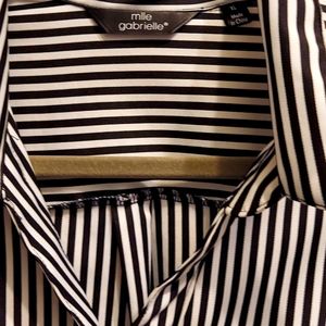 Black & White  Shift Dress